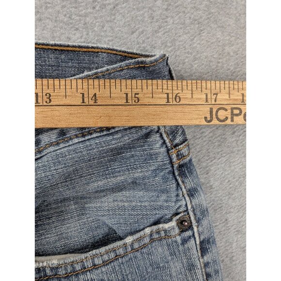 Levis 559 Jeans Mens Size 32x30 blue Classic Straight Faded Whiskers Y2K - Picture 5 of 14